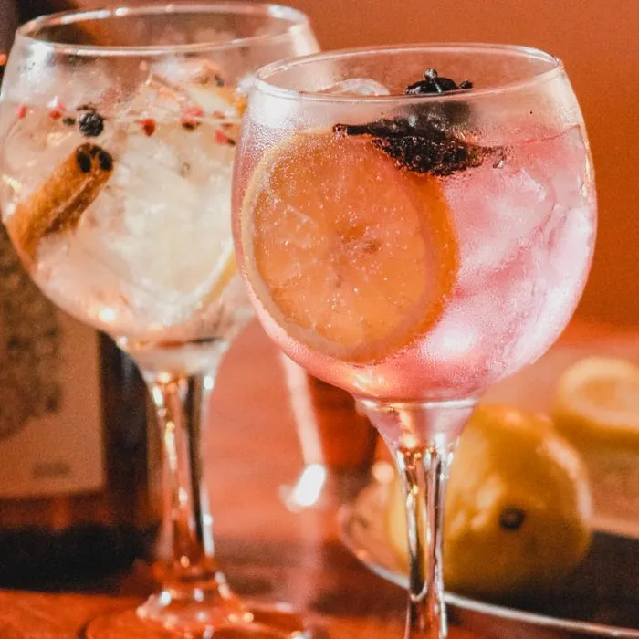 Tanqueray Blackcurrant gin & tonic